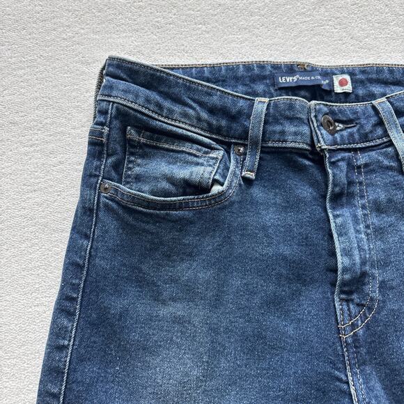 Levis Made and Crafted Japan Fabric Women’s 28x30 721 Blue Jean High Rise Skinny - Picture 3 of 16